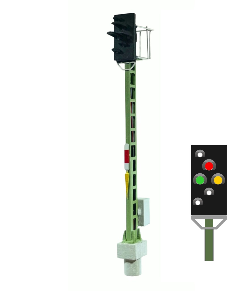 [MAFEN 4134313  ] DB - Signal KS multi-section avec Sh1 et Zs1 échelle N MAFEN 4134313