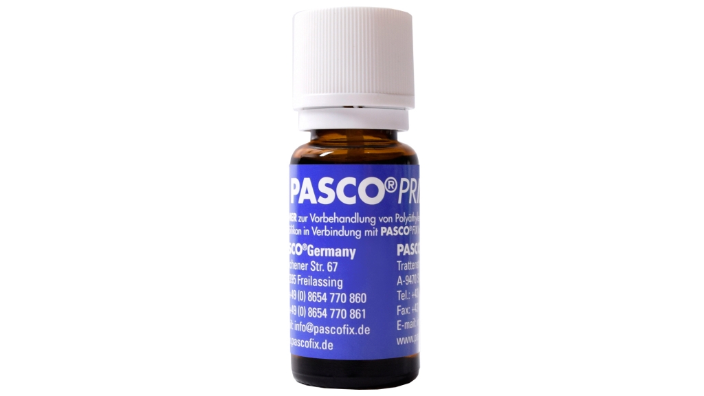 PASCO PRIME Bouteille en verre de 15 ml avec pinceau
