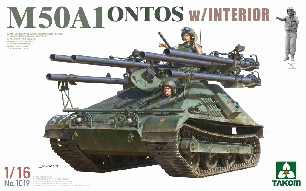 M50A1 ontos w/interior Takom 1019