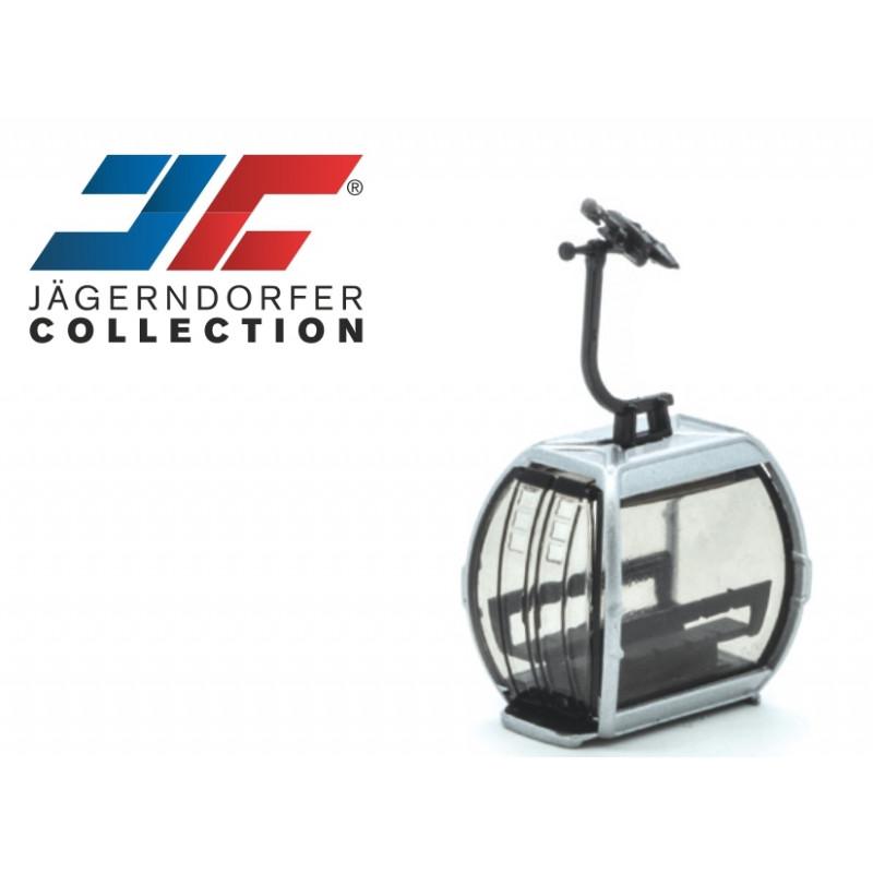 Télécabine Omega V de couleur grise - HO 1/87 - Jagerndorfer 82100