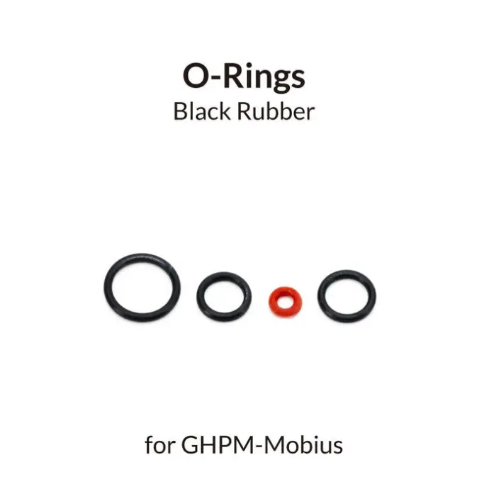 Joints toriques noirs pour aérographe uniquement pour Mobius Premium GAAHLERI 41079