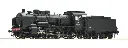 Locomotive HO à vapeur 230 F 607, SNCF digitale, son, fumée pulsée ROCO 71386 