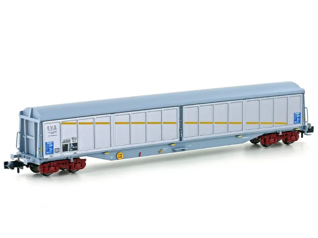 Hobbytrain H23443 Wagons à parois coulissantes HABIS, Ep. IV-V - SNCF/EVS échelle N