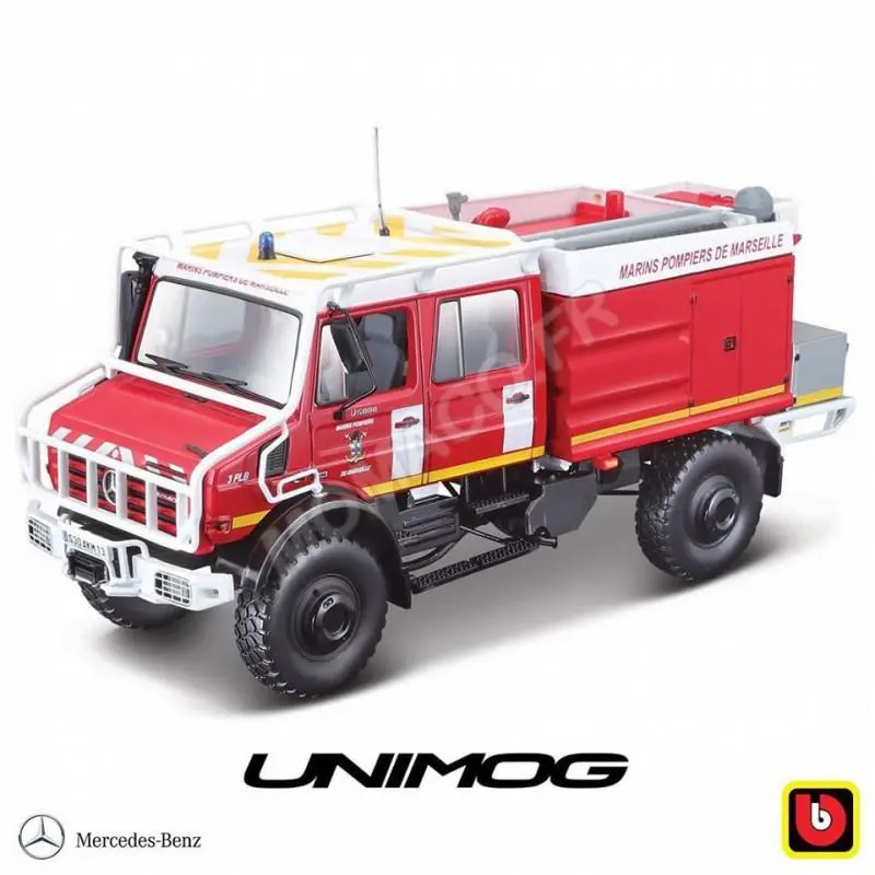 MERCEDES-BENZ UNIMOG POMPIER 13 1/55 BBURAGO32017RD