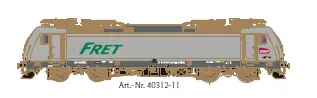 Locomotive électrique à l'échelle 0 Traxx, BR 186 184-8, SNCF/Fret, Ep.6 Lenz 40312-11
