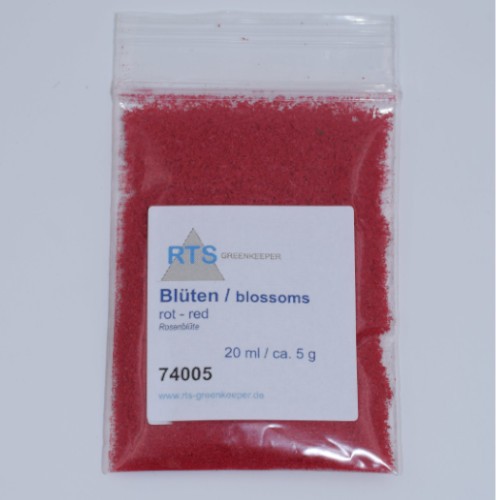 RTS 74005 Fleurs rouges - 20 ml env. 5 g