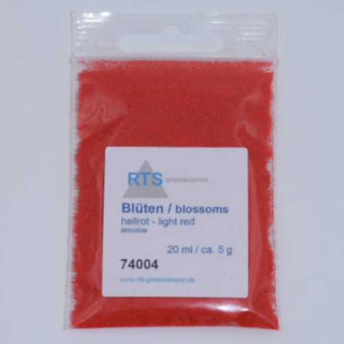 RTS 74004 Fleurs rouge clair - 20 ml env. 5 g