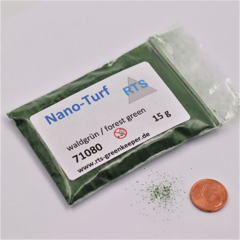 RTS 71080 Nano-Turf vert forêt - sachet de 15 g