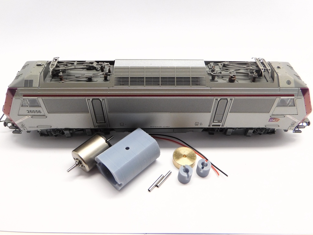 [HJ002C] Micromotor HJ002C pour Jouef BB 26000 HJ2443-HJ2445 Moteur HJ2443/06  échelle HO