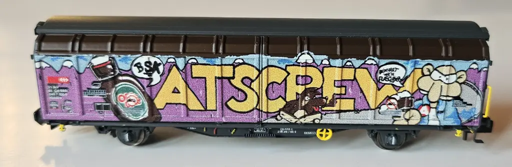 Wagon à parois coulissantes Hbbillns SBB, Ep.VI Hobbytrain H24668