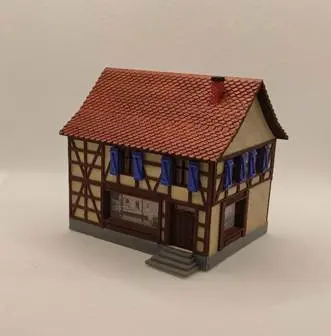 [2201MSDV] Magasins simple ou double vitrine Echelle HO Maison d'Antan 2201MSDV