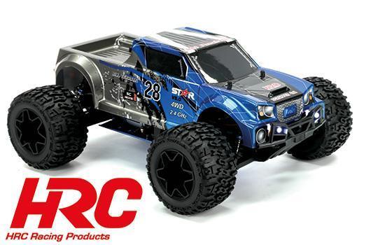 [HRC15011BR-2] Auto - 1/10 XL Electrique- 4WD Pickup Truck - RTR - HRC NEOXX - Brushed - Scrapper  BLEU/NOIR HRC Racing - HRC15011BR-2 