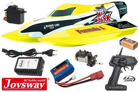 [JOY8203V2] Bateau de course - électrique - RTR - Mad Shark V2 - avec 7.4V 800mAh Li-Ion & AC Balance Charger Joysway - JOY8203V2