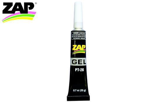 [ZPT26] Colle - ZAP Gel - CA - no drip-suck back tube - 28.3g (1 oz.) ZPT26