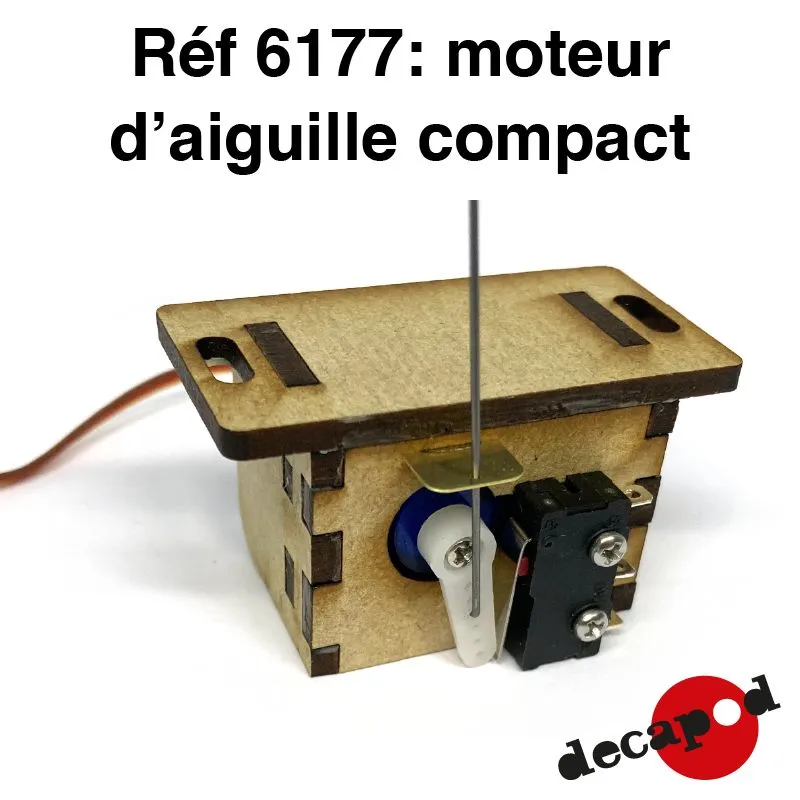[DECAPOD 6177] Moteur d'aiguille compact par servo DECAPOD 6177