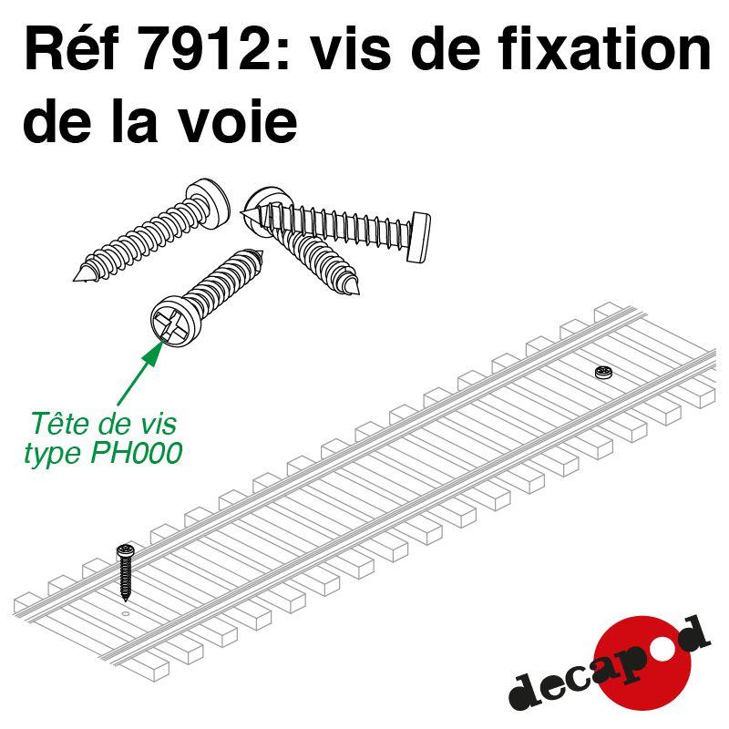 Vis de fixation de la voie DECAPOD 7912 