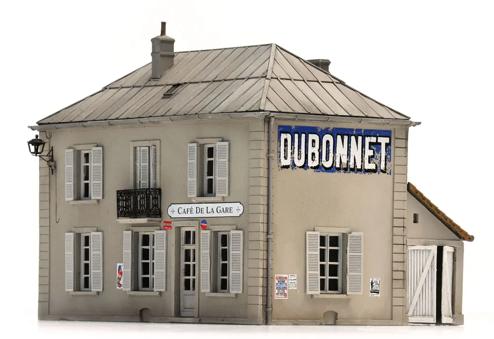 [Artitec 10.469] Café de la Gare France H0 1:87 Kit en résine (PU), non peint Artitec 10.469