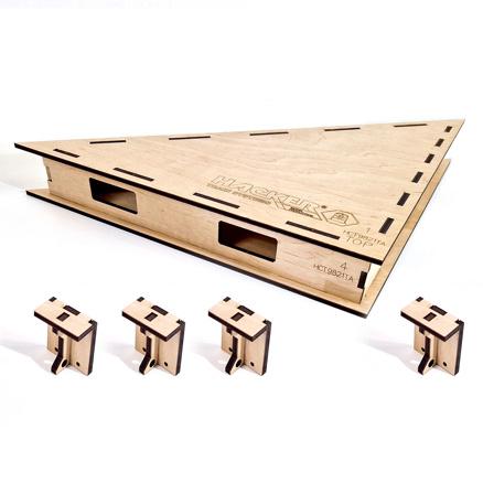 Module de base T6 triangulaire 40 x 40 x 6 cm déjà assemblé HCT9821TA-RTI I-Track France 