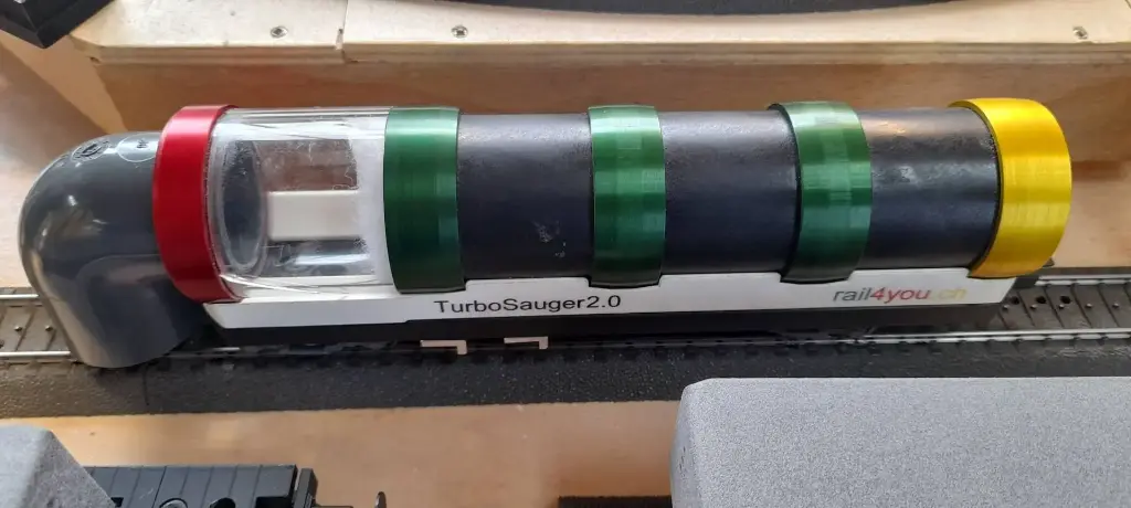 [Rail4You P3-020_2.0] Wagon aspirateur TurboSauger2.0 standard  H0 modèle 2 rails Rail4You P3-020_2.0