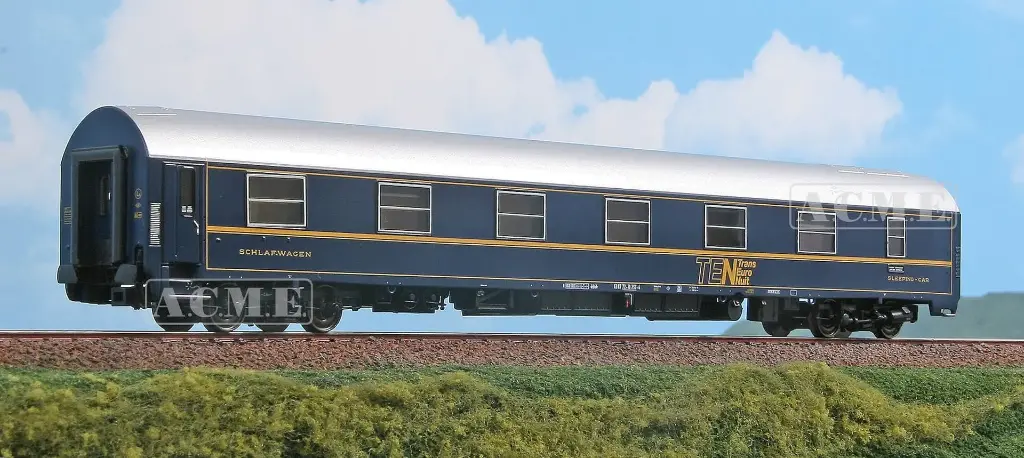  Voiture Wagon-lit MU Type 1973 dans la livrée intermédiaire CIWL-Pool parc SNCF ép. IV ACME 51969