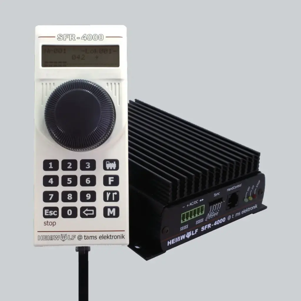 Heißwolf SFR-4000 La commande pratique pour les trains miniatures analogiques à courant continu des échelles Z à 0e 