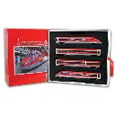 Set complet ETR 400 en 8 éléments Frecciarossa, version « francisée » - Acme 79205 - HO 1/87 - FS - Ep.VI - DCC sound - 2R ACME 79205