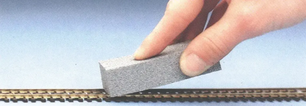 [Herkat 2721] Bloc de nettoyage de voie grain épais Clean-o-fix Herkat 2721