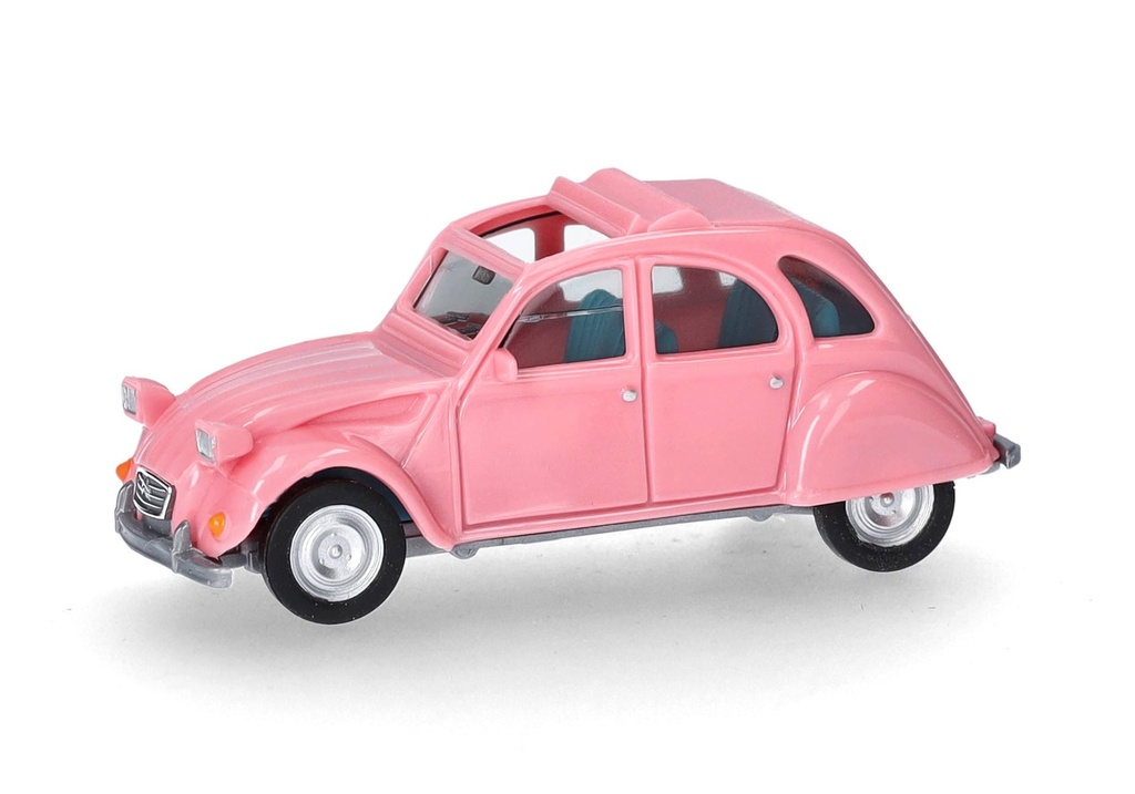 CITROEN 2CV HO décapotée rose Herpa 020824-008