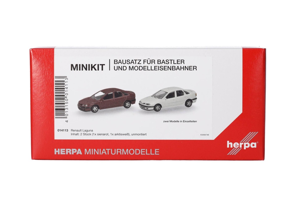Renault Laguna , set de 2, sienne / blanc  MiniKit  Herpa 014113