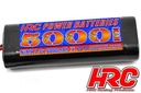 Accu - 6 Eléments - NiMH - 7.2V 5000mAh - Stick - Tamiya - 130x45x25mm  HRC Racing - HRC01650S