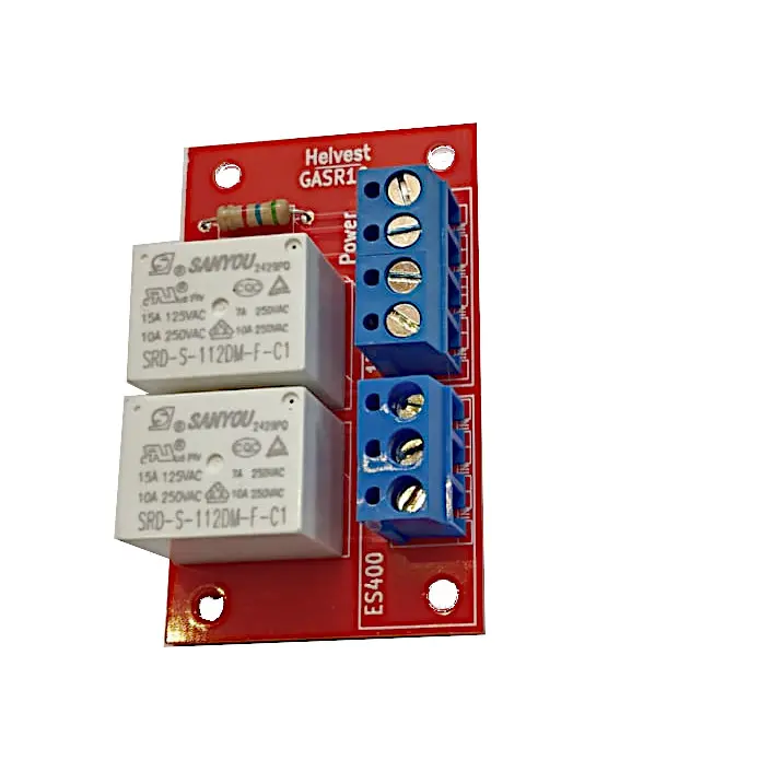 Carte avec 4 x relais bistables 8A Helvest GASR10
