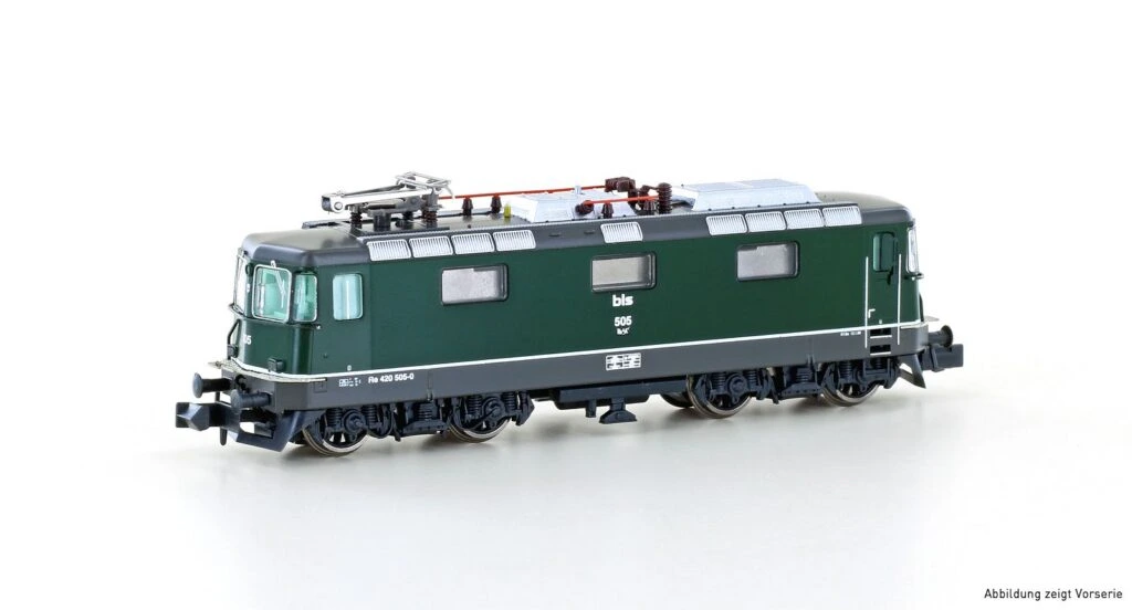 [H3030] Hobbytrain H3030 Locomotive électrique Re 420 505 BLS, Ep.Vocomotive électrique Re 4/4 II (11109) CFF, Ép. VI, Swiss Express échelle N analogique nem651