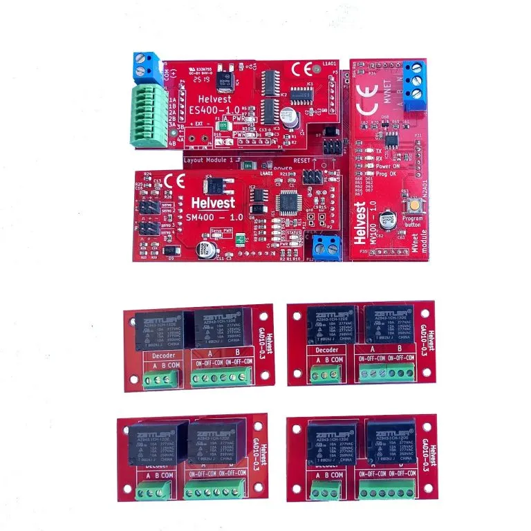 [Helvest KIT-POL-DCC] Ensemble décodeur DCC pour servomoteurs avec polarisation du cœur