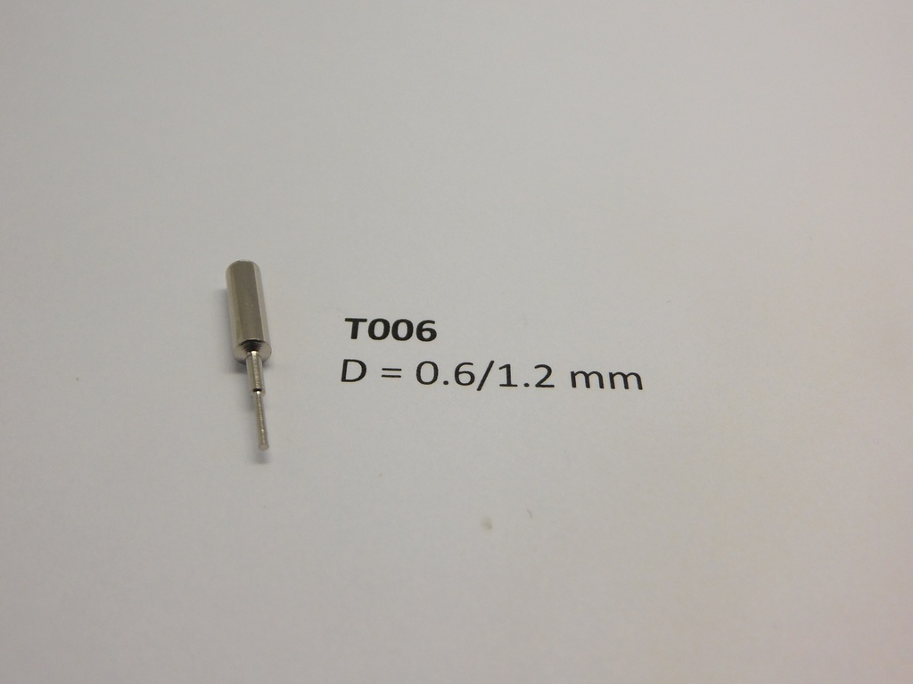 Broche de rechange 0,6 mm pour extracteur T005 Micromotor T006