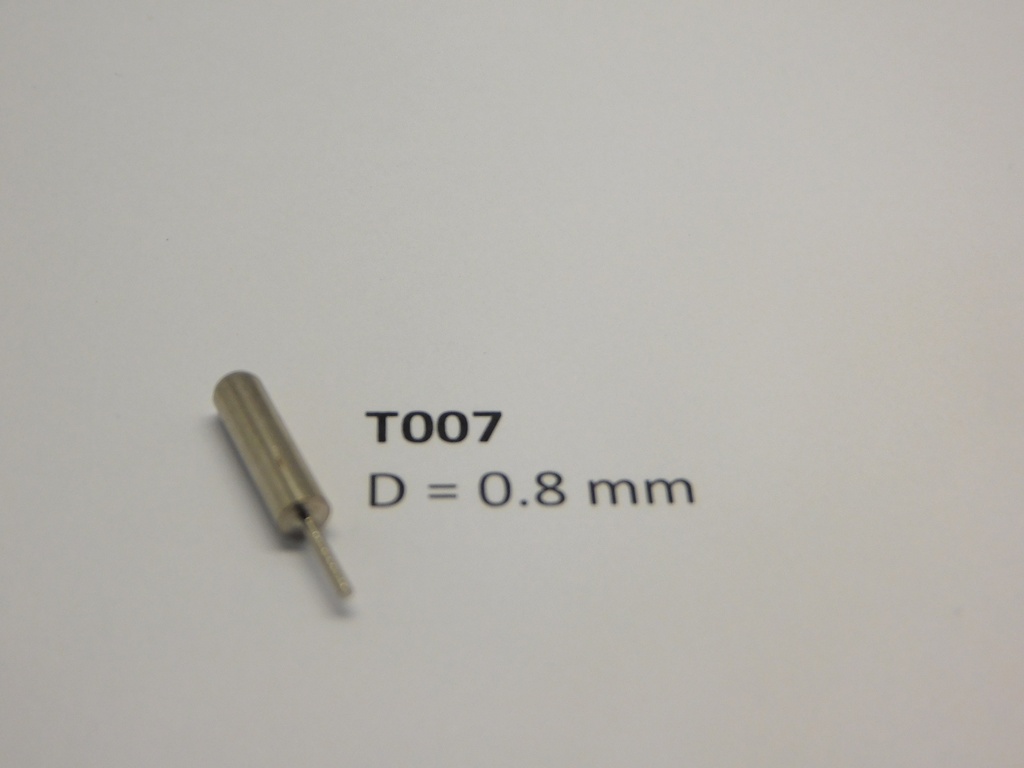 Broche de rechange 0,8 mm pour extracteur T005 Micromotor T007