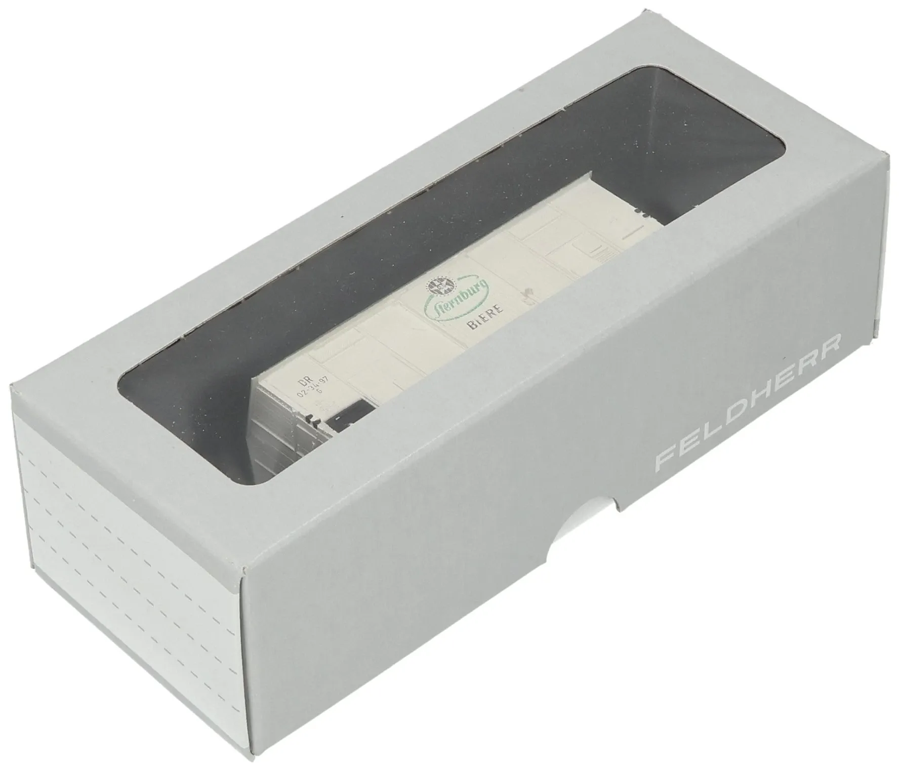 10 Boîtes de rangement 160 x 60 x 50 mm pour trains miniatures locomotives et véhicules Feldherr MTLB170