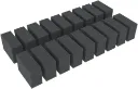 18 entretoises - blocs en mousse  pour échelle H0 - échelle 00 55 mm x 40 mm x 20 mm HS040A002