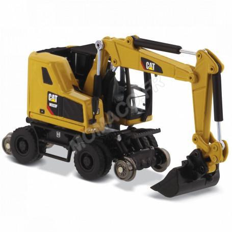 [DM85656] CATERPILLAR M323F EXCAVATRICE RAIL - JAUNE CATERPILLAR 1/87  DIECAST MASTERS DM85656