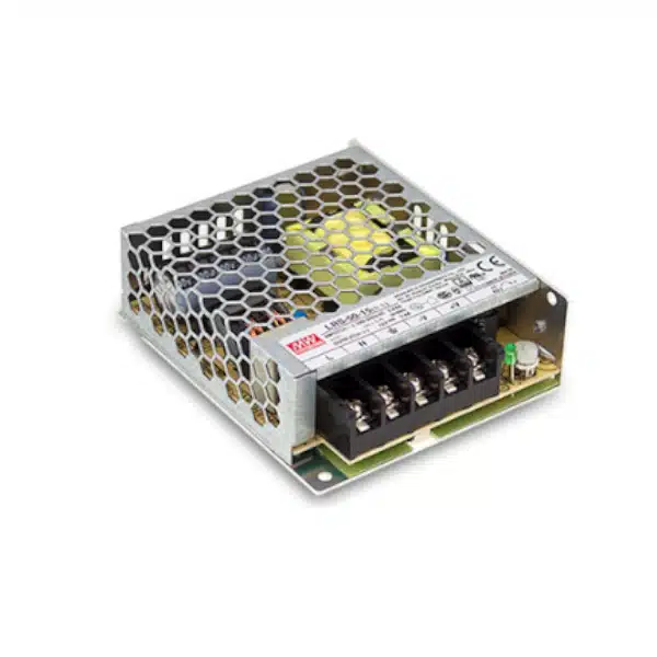 Meanwell LRS-50-12 Alimentation électrique fermée à sortie unique CA-CC ; entrée CA universelle ; sortie 12 Vcc à 4,2 A