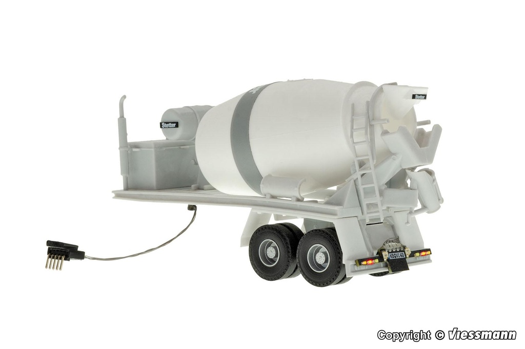 H0 MB ACTROS semi-remorque malaxeur à béton à 2 essieux, modèle fonctionnel Viessmann 8230