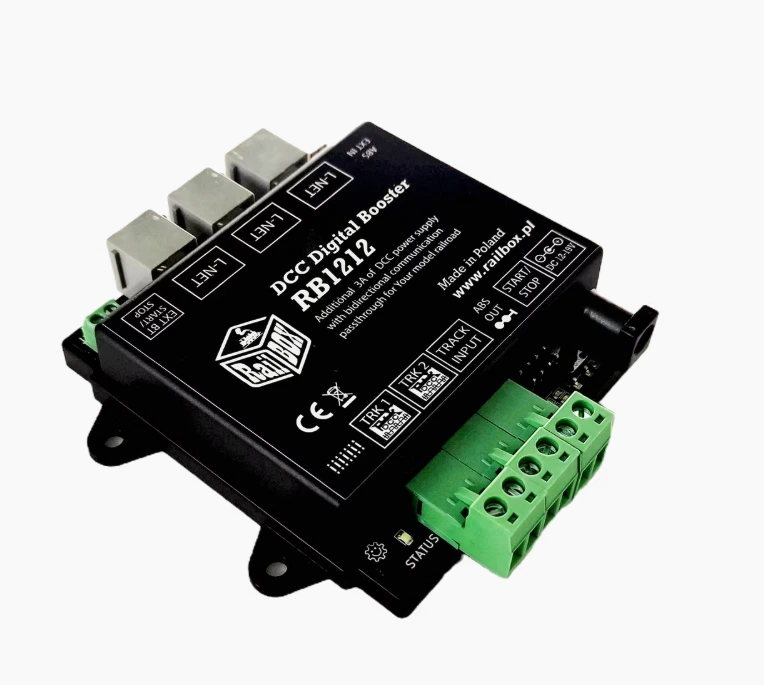 RB1212 Booster DCC Railcom 3A RailBOX Electronics