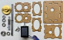 Kit universel de motorisation avec  moteur pas à pas et mécanisme pour pont  tournant échelle 0/1 RMA 199030