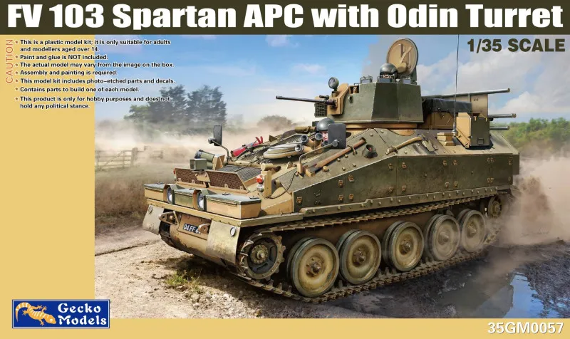 1/35 British FV 103 Spartan armored personnel carrier with ODIN turret Gecko 35GM0057