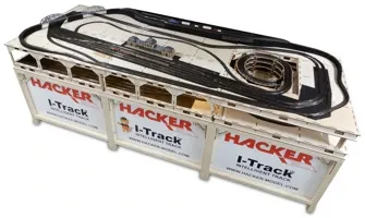 I-Track N  Kit complet d'infrastructure Fleischmann N, 3 × 1,1 m HCT9403011N I-Track France