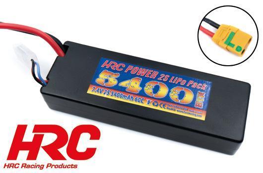 Accu - Accu - LiPo 2S - 7.4V5400mAh 60C - Hard Case - XT90 138.5x46.5x25mm HRC02254X9