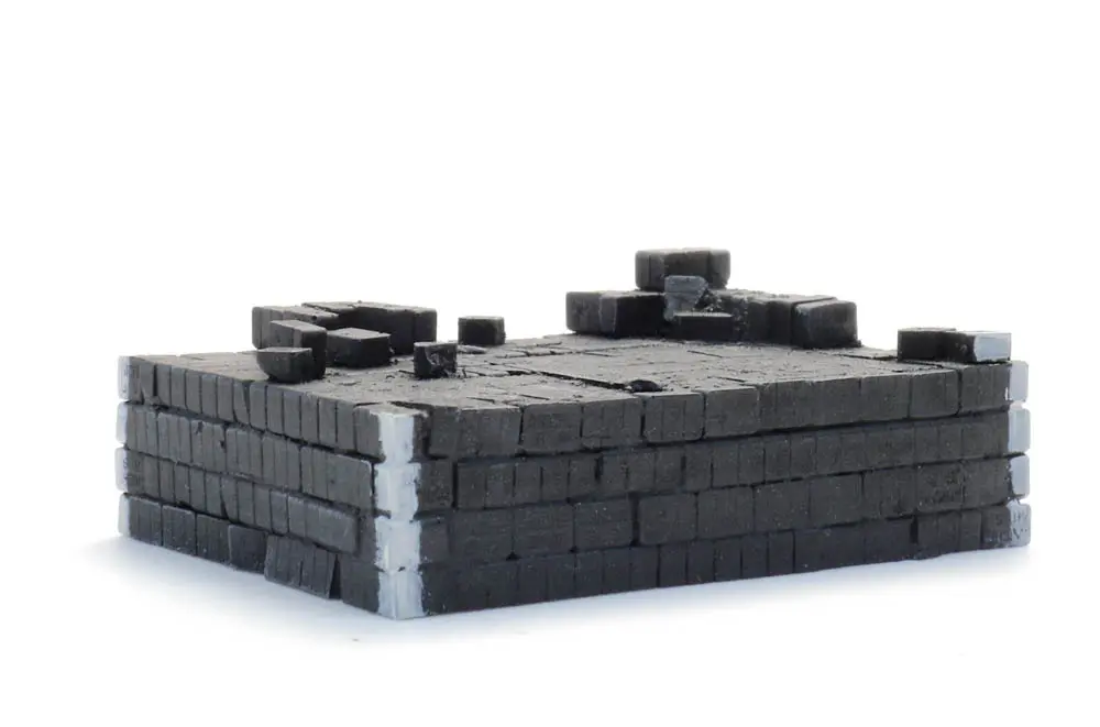 Tas de briquettes en depôt, ouvert kit 1:87 ARTITEC 387.622