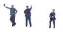 SNCF personnel chargeant du charbon (3x) ready 1:87 ARTITEC 5870069