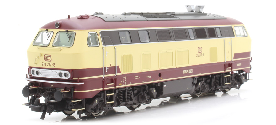 [31015] Locomotive diesel H0 BR 218 218 217 DB livrée TEE Ep IV état réel vers 1989 son+fumée DC/AC ESU  31015    