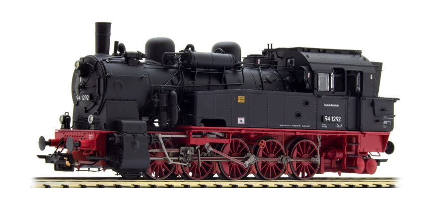 Locomotive à vapeur H0 T16.1 94 1292 DR Ep III / IV noire état réel vers 1971 LokSound générateur de fumée attelage de manœuvre DC/AC ESU  31100    