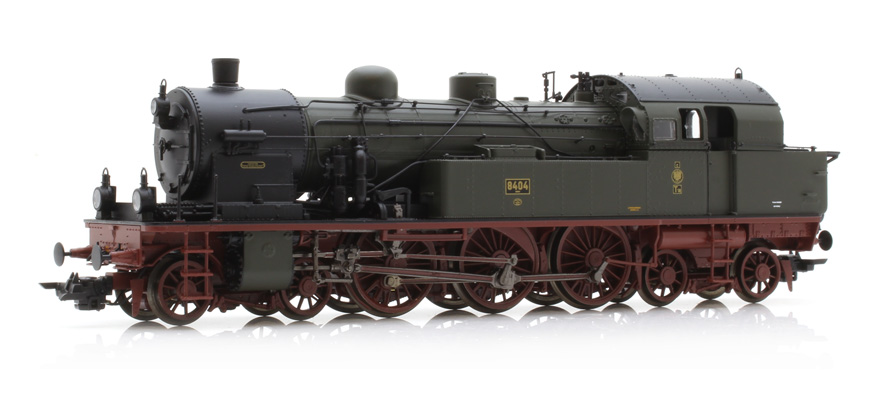 Locomotive à vapeur H0 T18 8404 Essen KPEV verte Ep I état réel vers 1916 LokSound double générateur de fumée attelage de manœuvre DC/AC ESU  31182    